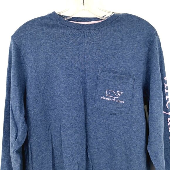 Vineyard Vines Women's XS Cotton Pink Whale Top - Picture 6 of 11